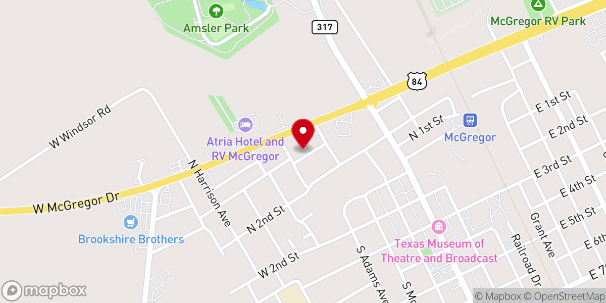 Map showing location of LAMP Ministries