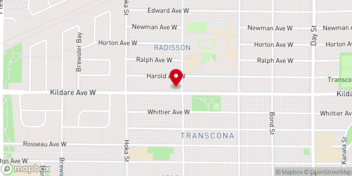 Map showing location of Lutheran Church of the Good Shepherd
