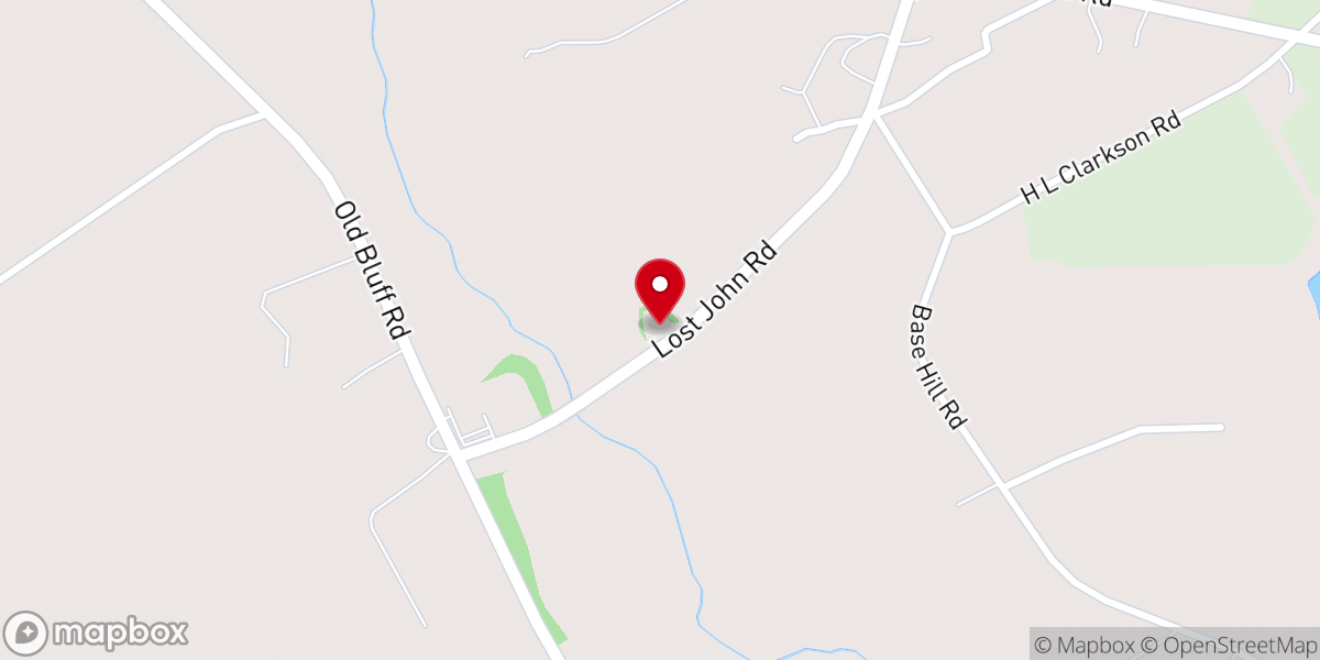Map showing location of Zion Damascus Church
