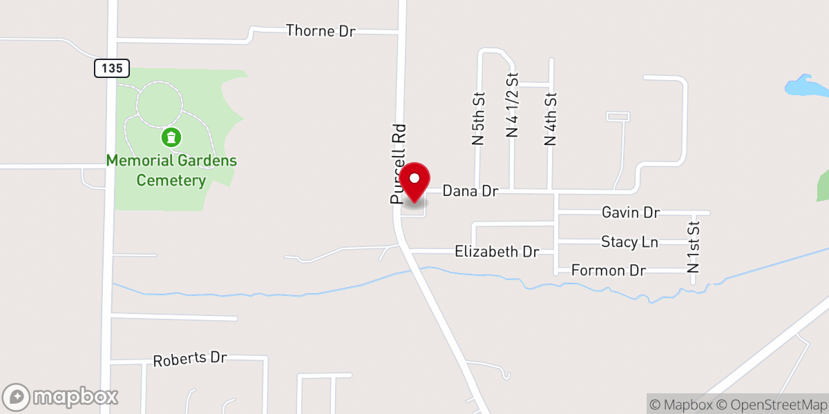 Map showing location of Church of Jesus Christ