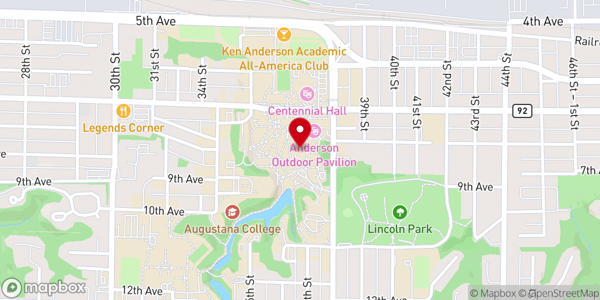 Map showing location of Ascension Chapel