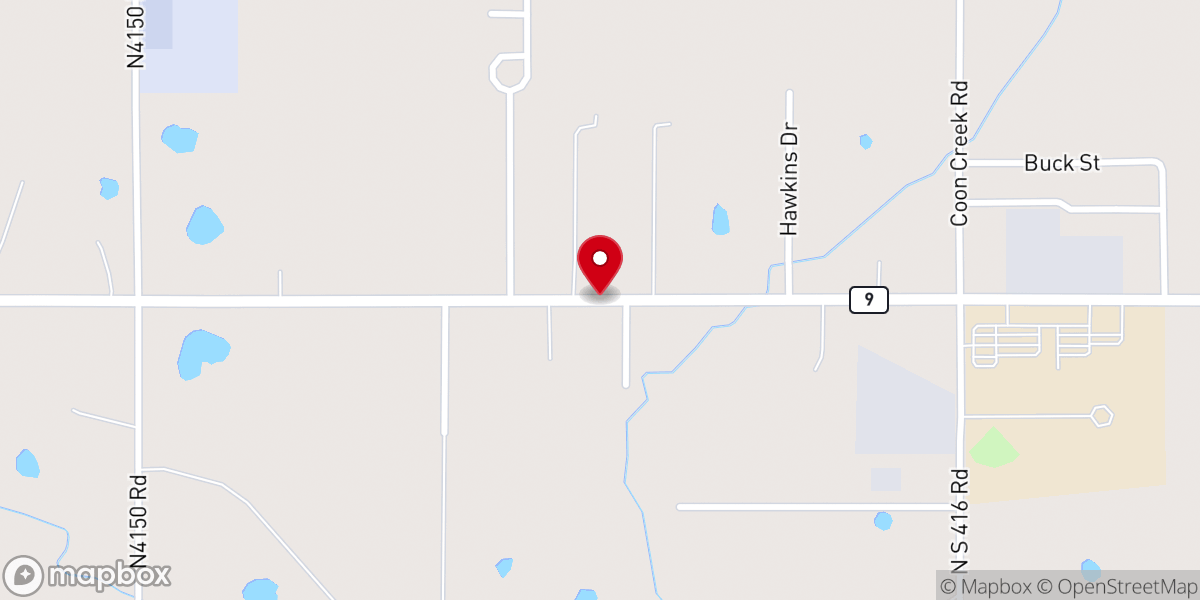 Map showing location of Eufaula First Church of God