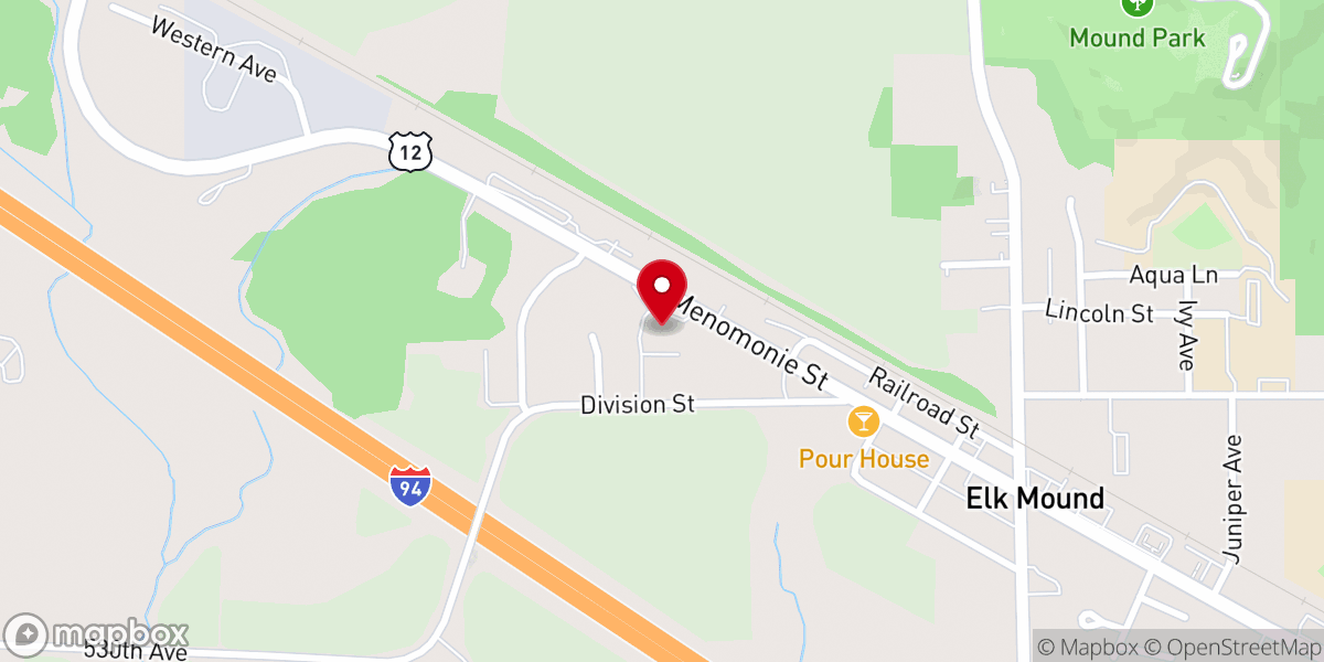 Map showing location of St. Joseph Catholic Church