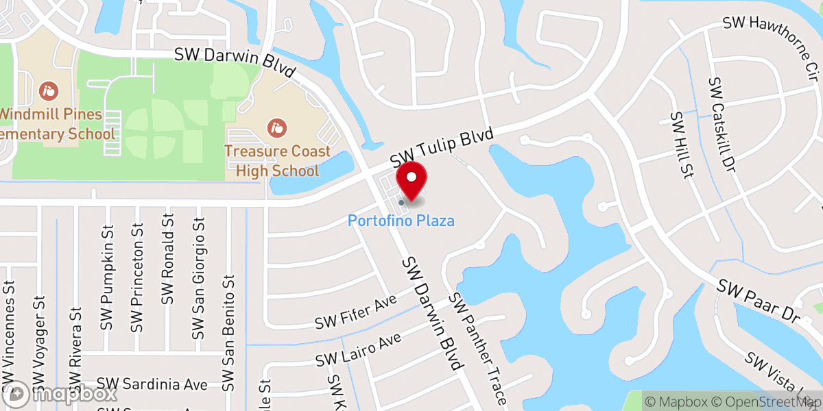 Map showing location of LifePoint Church