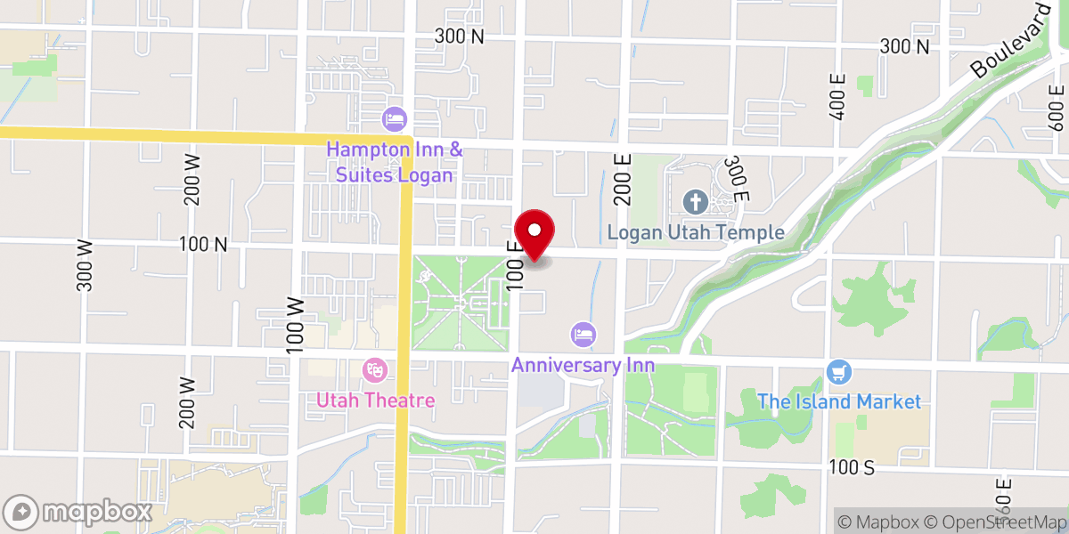 Map showing location of Logan Chinese Baptist Church