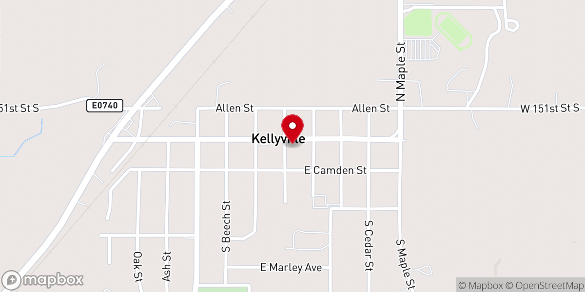 Map showing location of New Life Fellowship Church