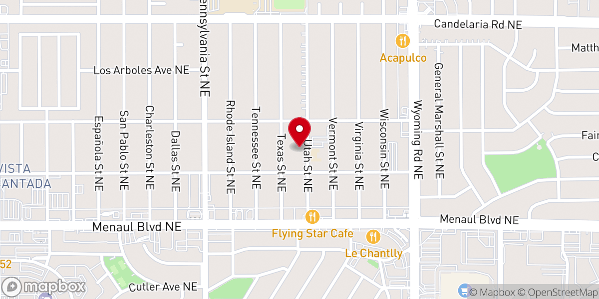 Map showing location of Annunciation - St Bakhita Hall