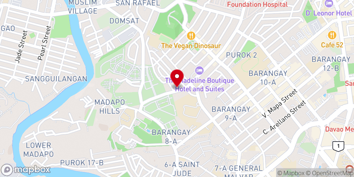 Map showing location of Holy Ground Family Fellowship - Central