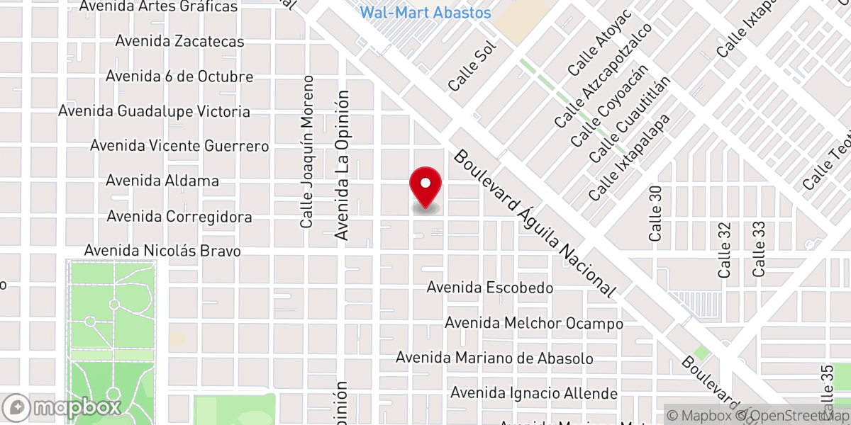 Map showing location of Centro Familiar Koinonia