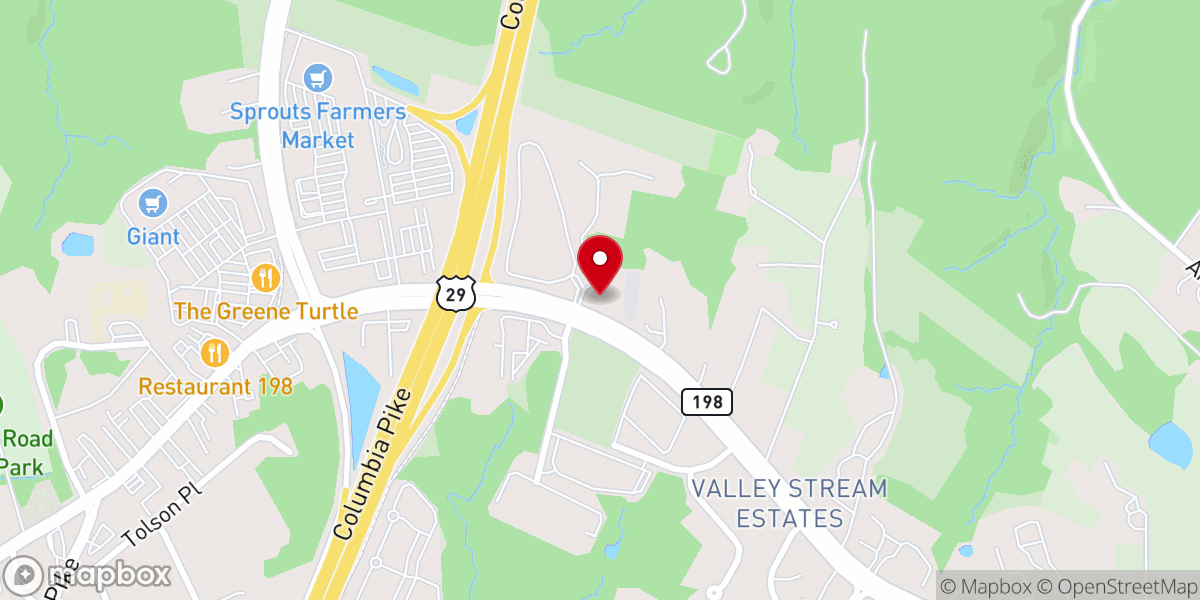 Map showing location of True Holiness Church of Jesus Christ