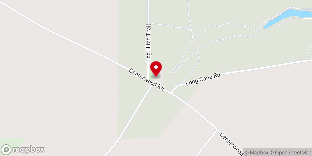 Map showing location of Spring Branch Baptist Church