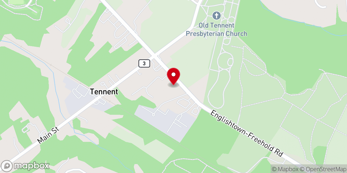 Map showing location of Monmouth County Non-Denominational Church | Grace Christian Church
