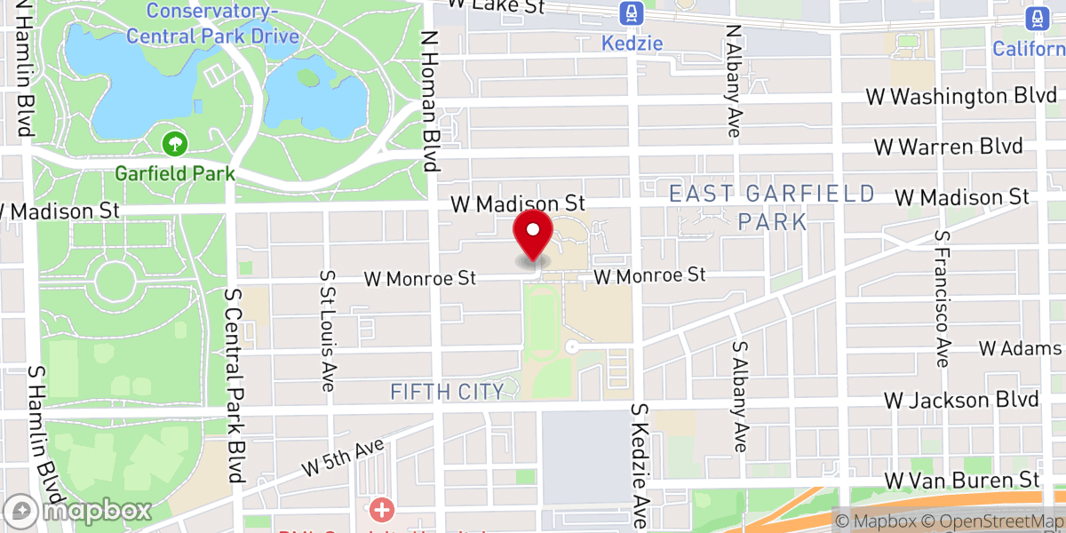 Map showing location of Zion Women of Destiny International