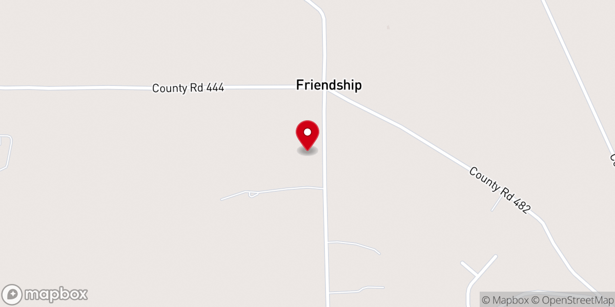 Map showing location of Friendship Cogic
