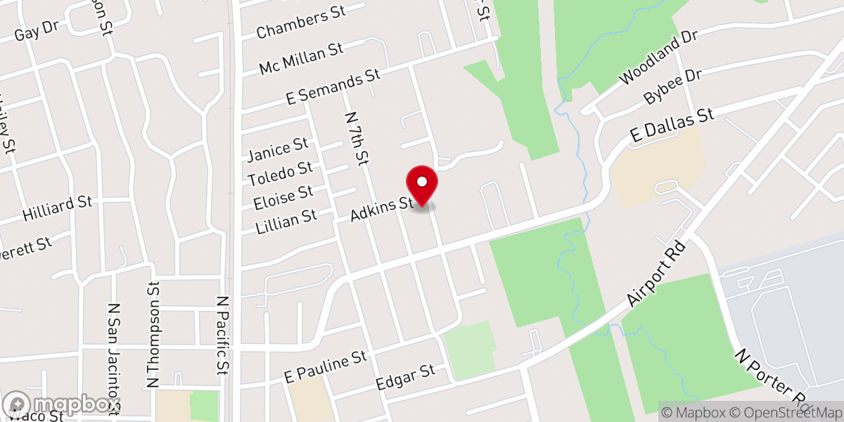 Map showing location of Iglesia Bethel Conroe