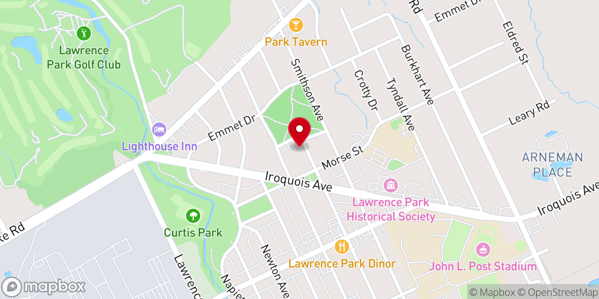 Map showing location of St Mary's Episcopal Church