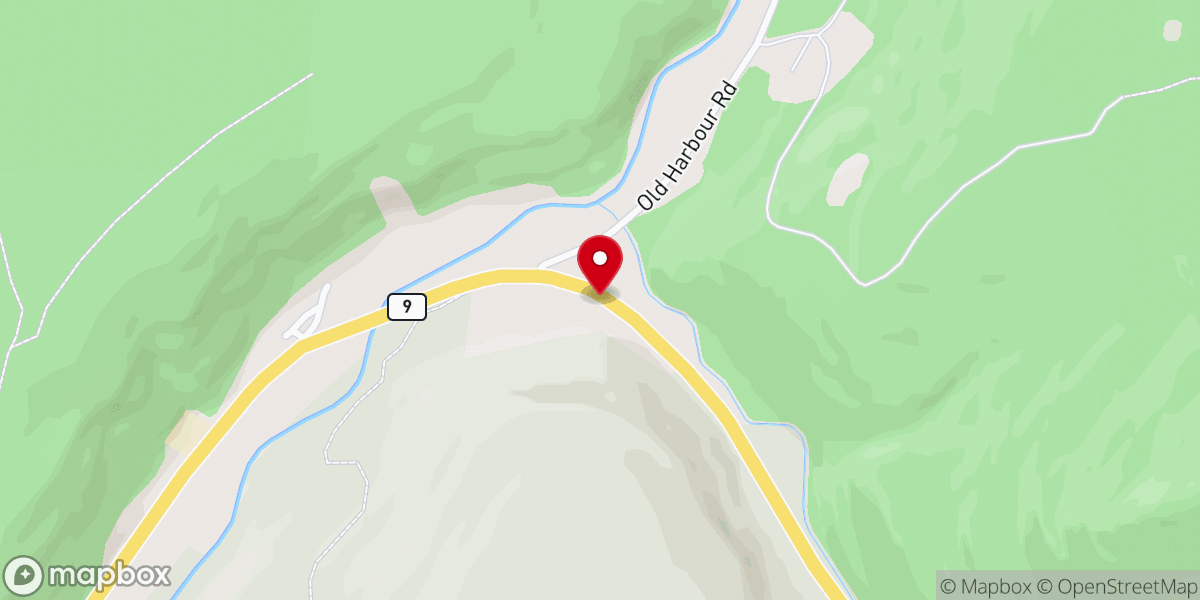 Map showing location of Woodford Hollow Church