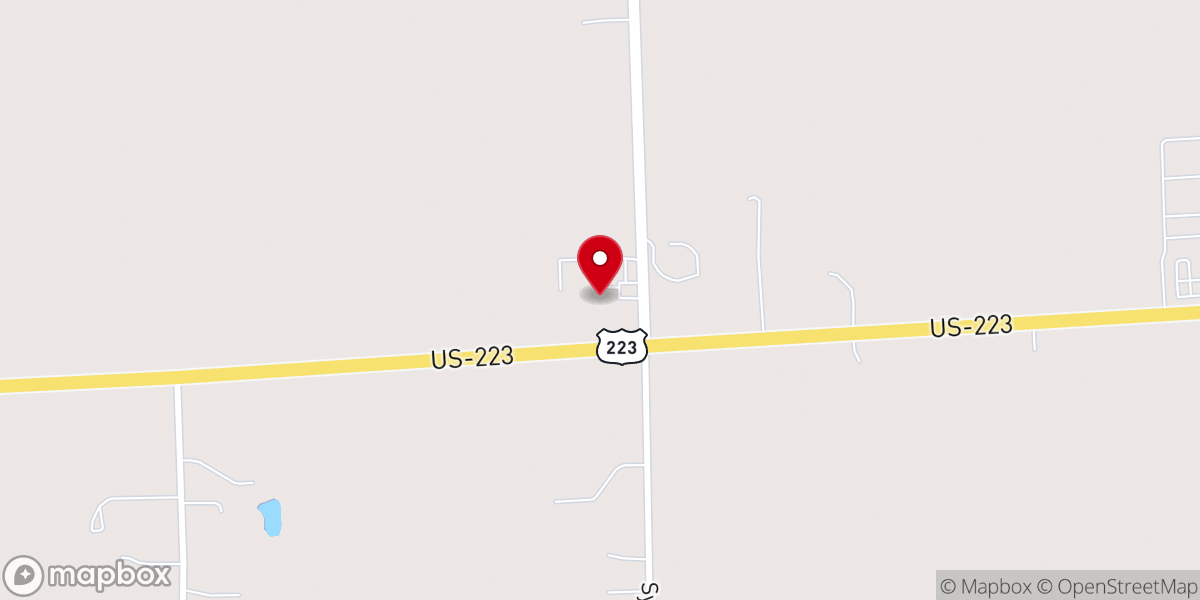 Map showing location of Whiteford Wesleyan Church