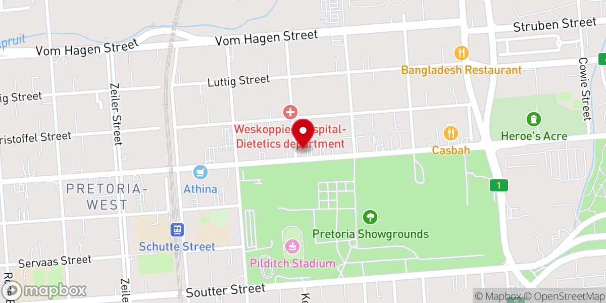 Map showing location of Twelve Apostles Church In Christ