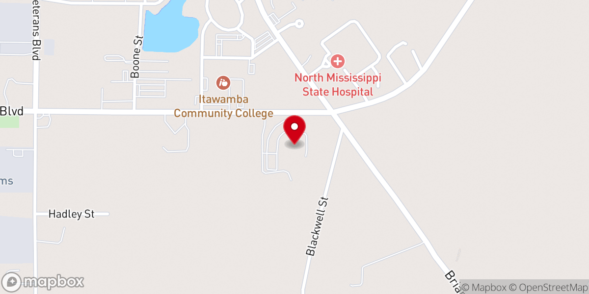 Map showing location of White Hill Church