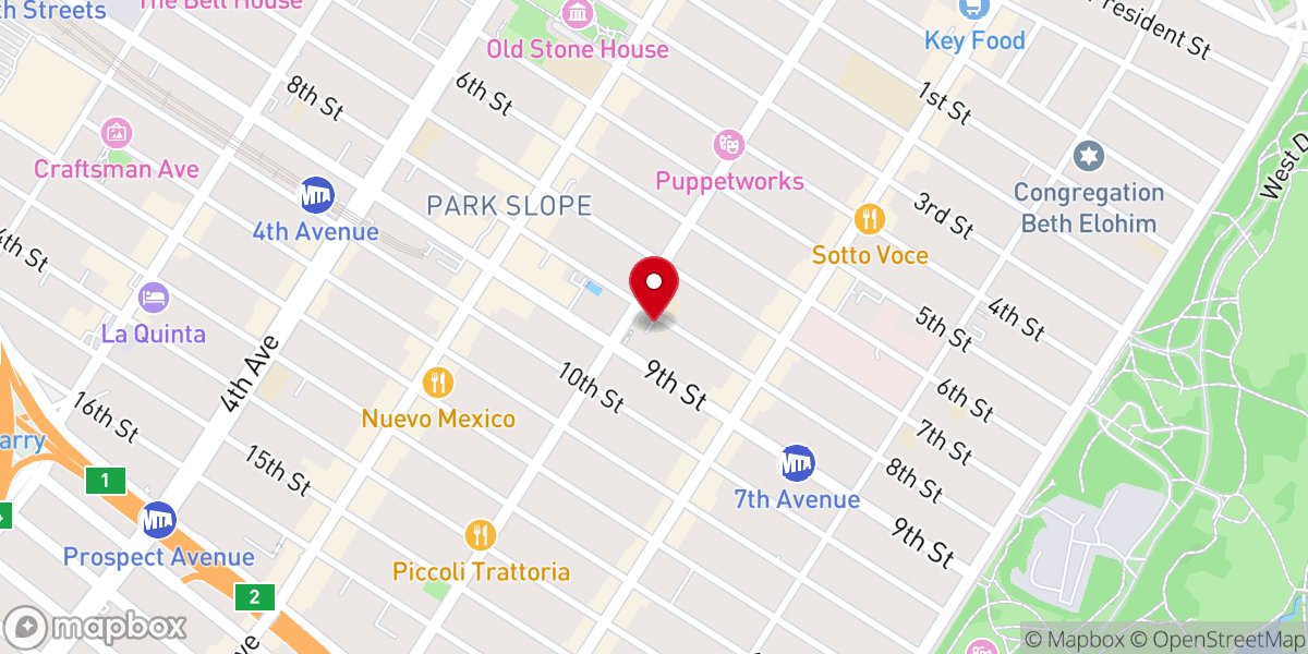 Map showing location of Congregation Bsa