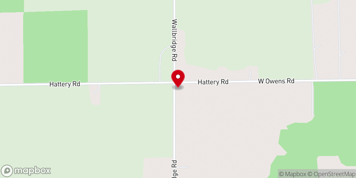Map showing location of Happy Home Church