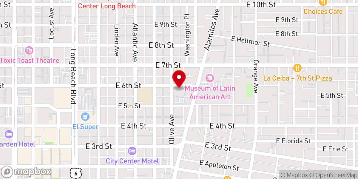 Map showing location of St Anthony Church