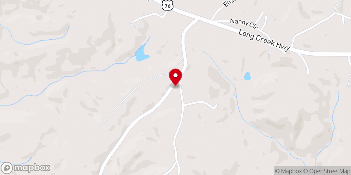 Map showing location of New Promised Land Church