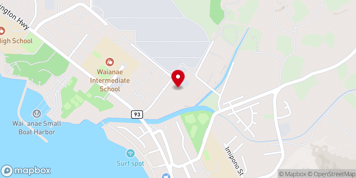 Map showing location of Pu'u Kahea Conference Center