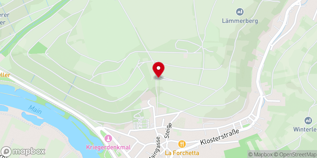 Map showing location of Weinbergskapelle Maria-Schmerz-Kapelle