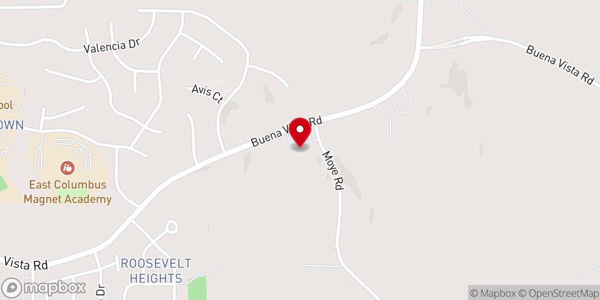 Map showing location of Gateway Church