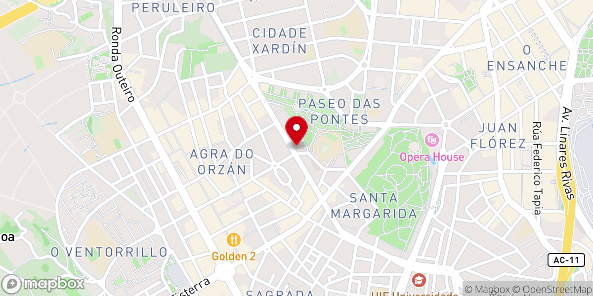 Map showing location of Iglesia Asamblea de Dios el Buen Sembrador