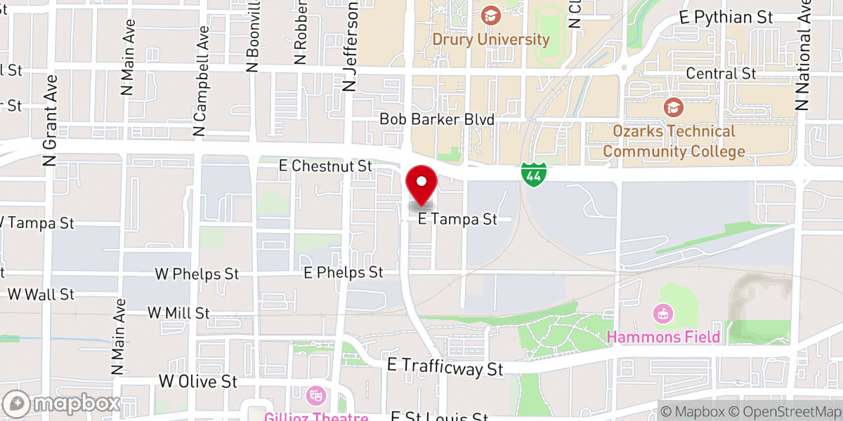 Map showing location of Pitts Chapel United Methodist