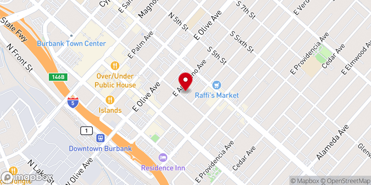 Map showing location of Voice of an Angel Ministries
