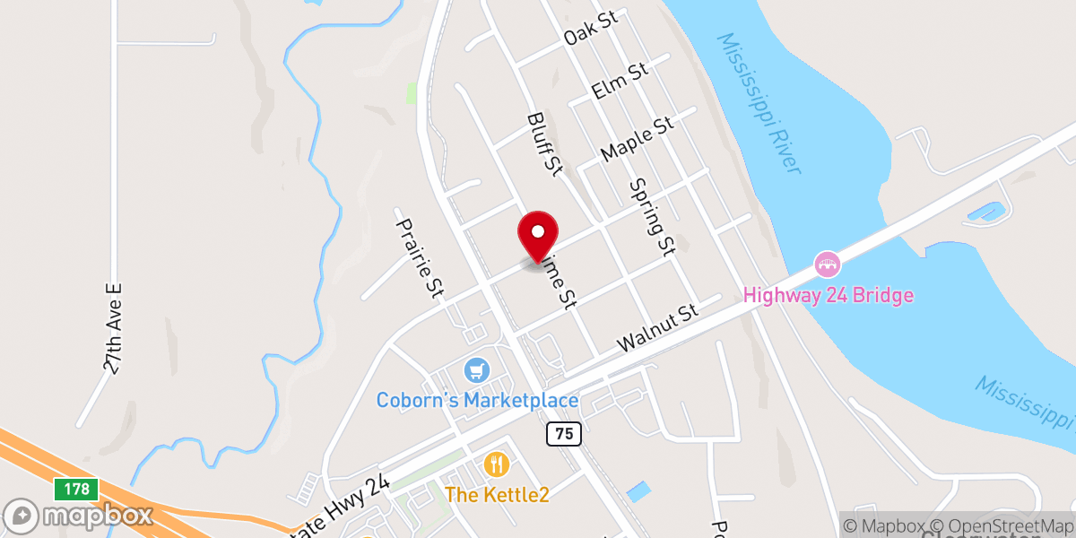 Map showing location of Freedom Bible Baptist CHURCH