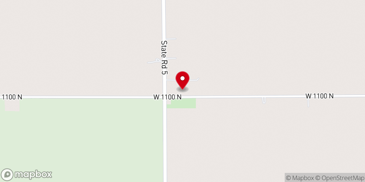 Map showing location of Salem Church