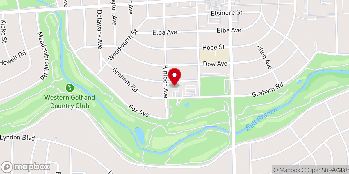 Map showing location of At the Cross Holiness Church