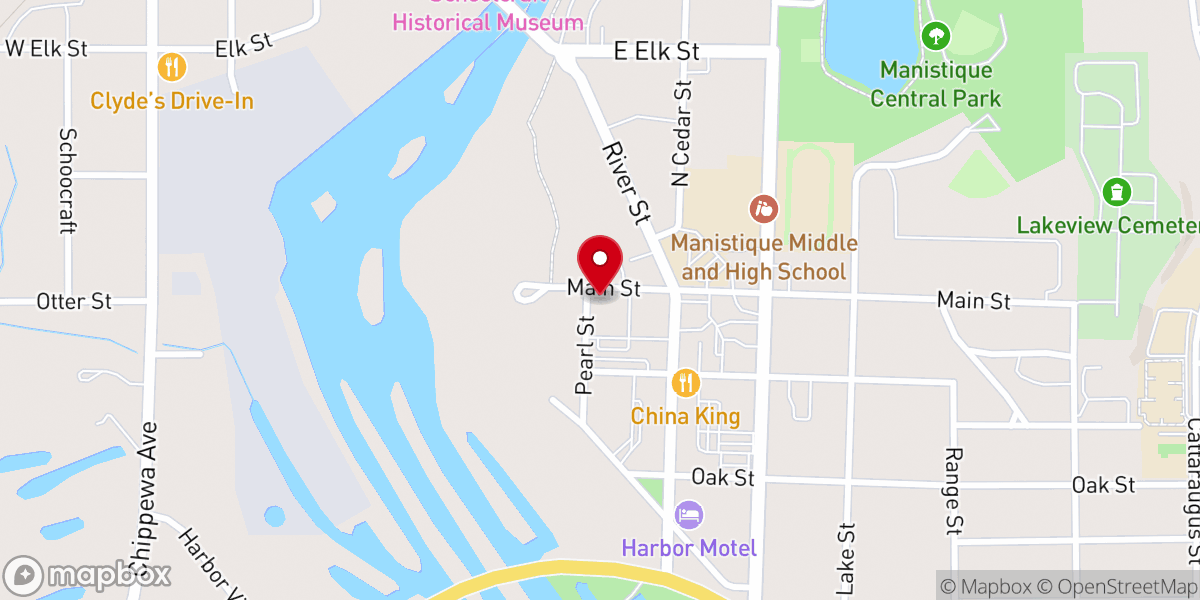 Map showing location of VICTORY LUTHERAN CHURUCH