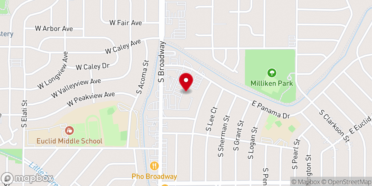 Map showing location of South Fellowship Church