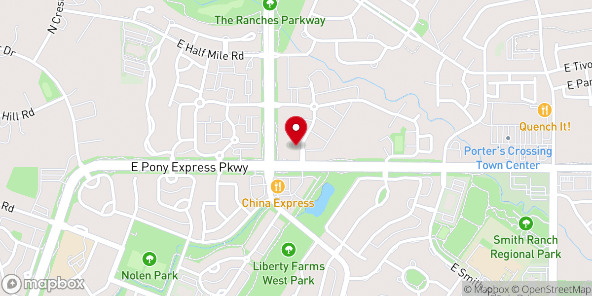 Map showing location of Freddy's Frozen Custard & Steakburgers