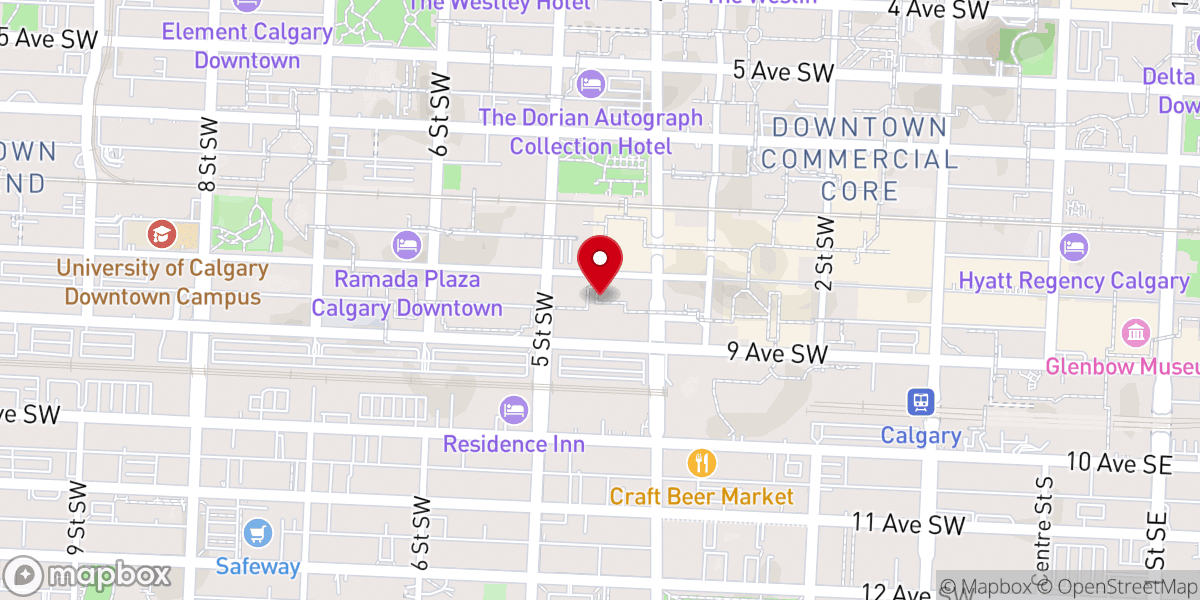 Map showing location of Eighth Avenue Place