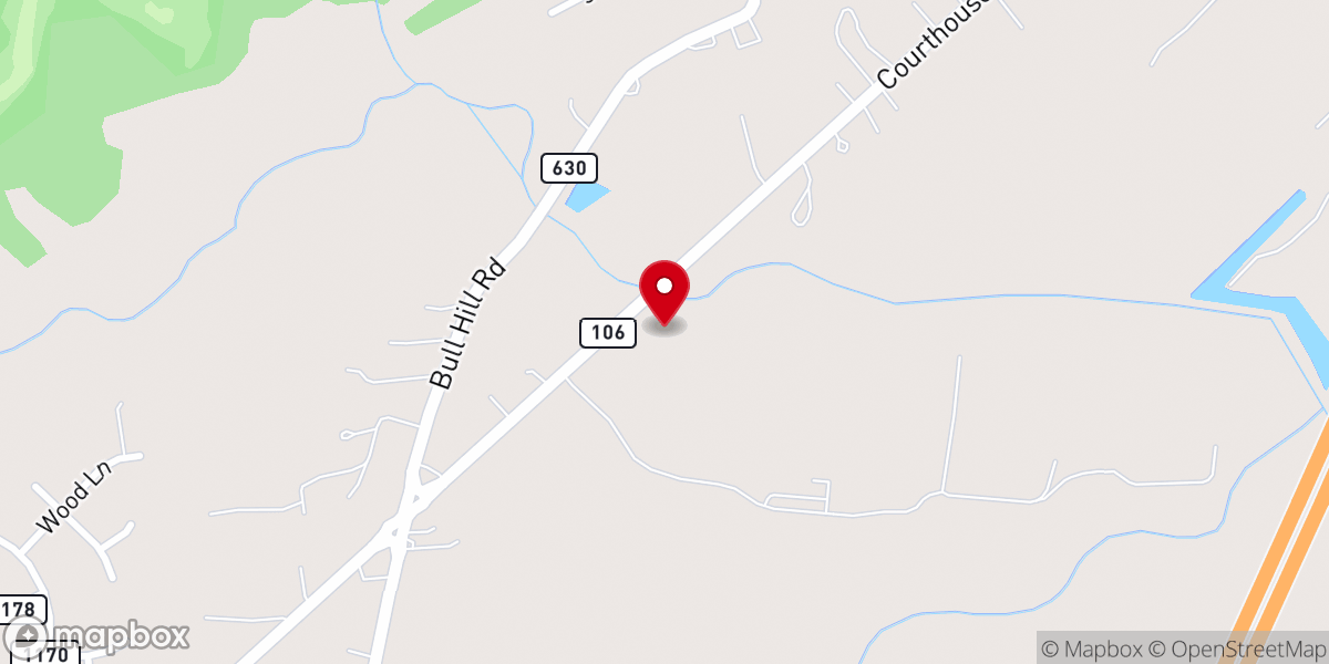 Map showing location of Crossroads