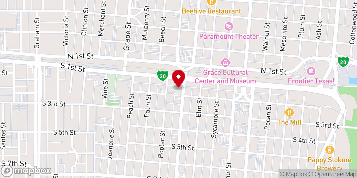 Map showing location of Connect Church Of Abilene