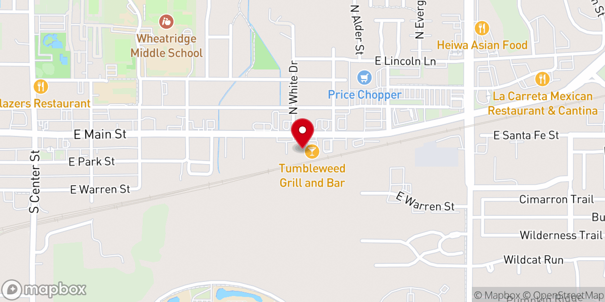 Map showing location of The Hope Market