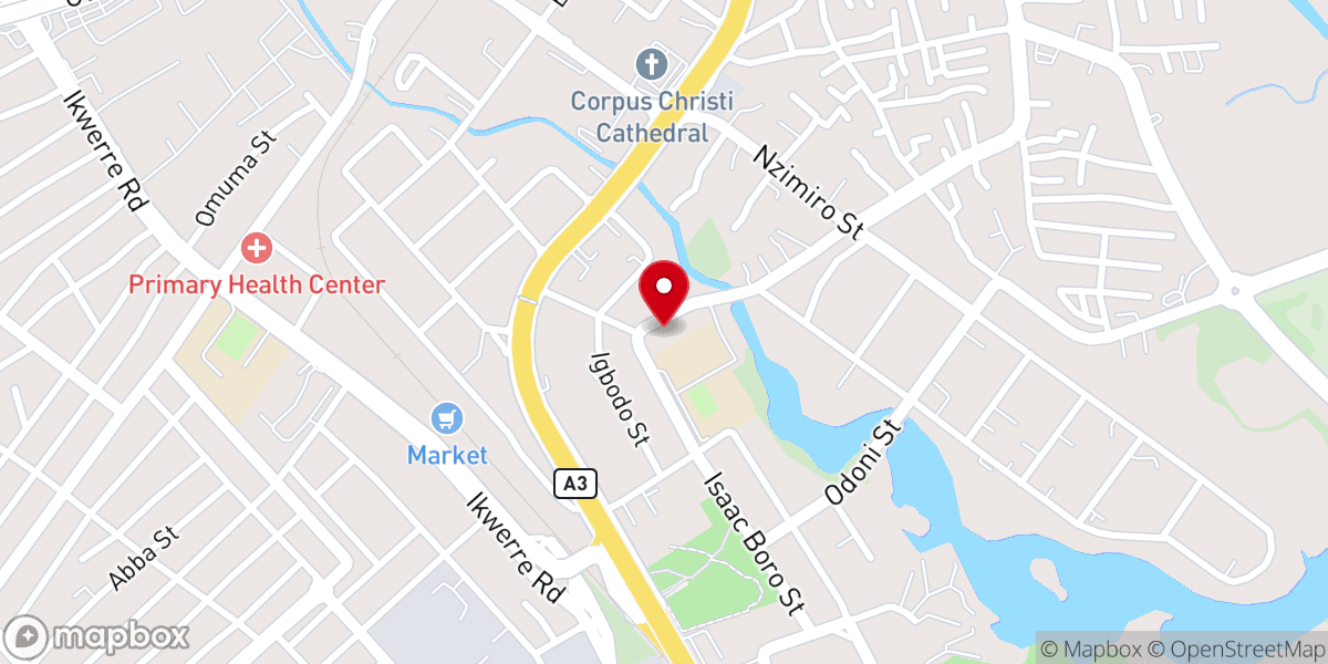 Map showing location of Faith Baptist Church