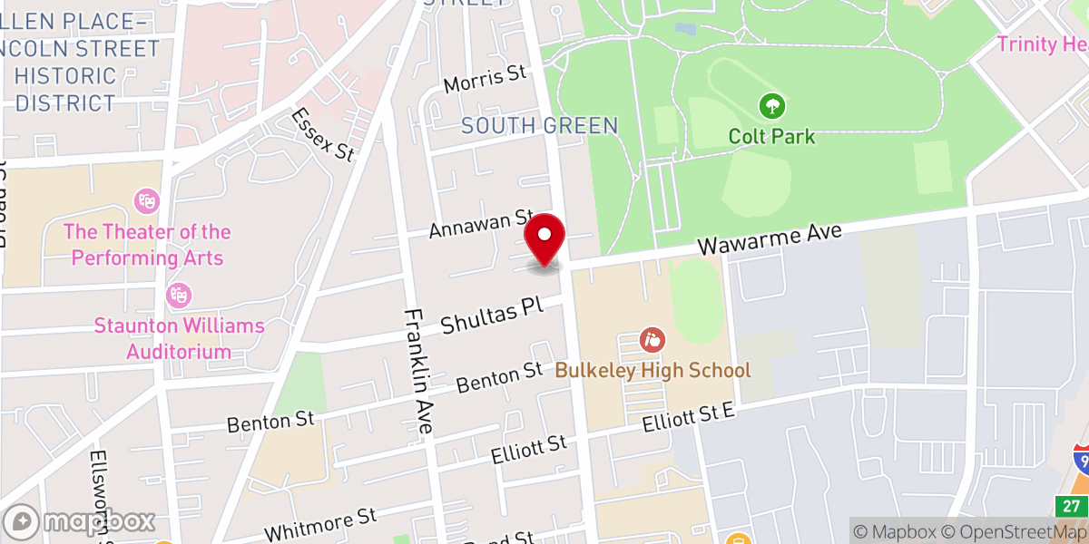 Map showing location of Grace Church of God Eglise de Dieu de la Grace