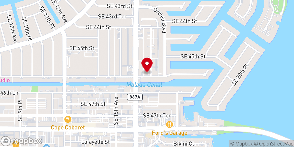 Map showing location of Centro Cristiano Peniel