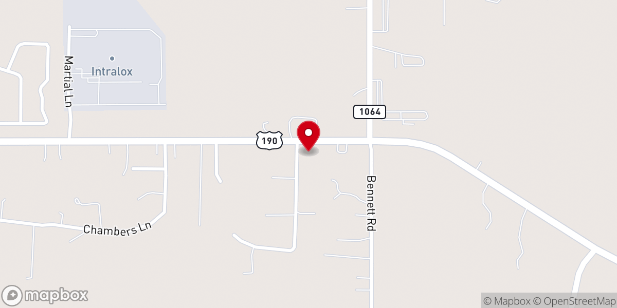 Map showing location of Hammond Seventh Day Adventist Church