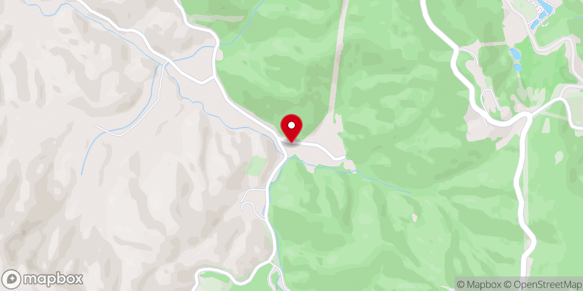 Map showing location of Beech Mountain Regular Baptist Church