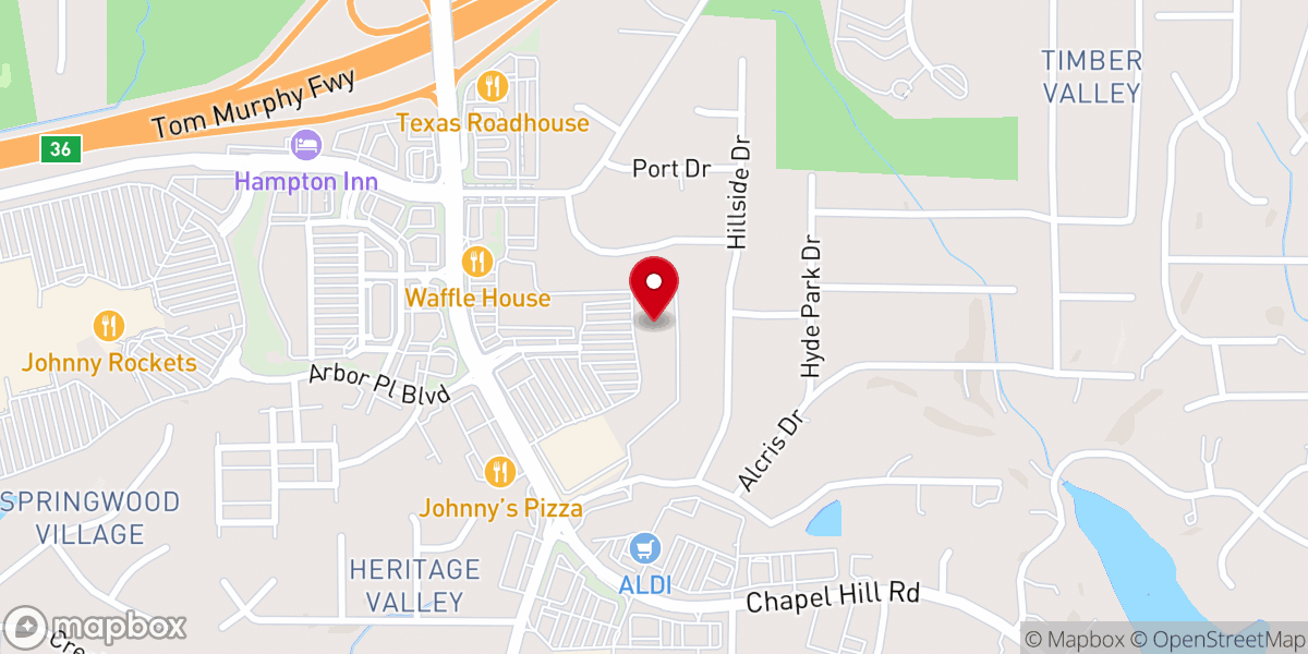 Map showing location of UPS Access Point location